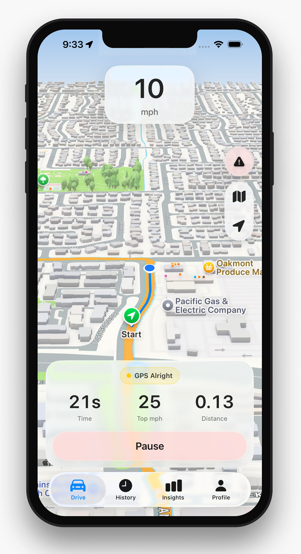 Open Road navigation preview